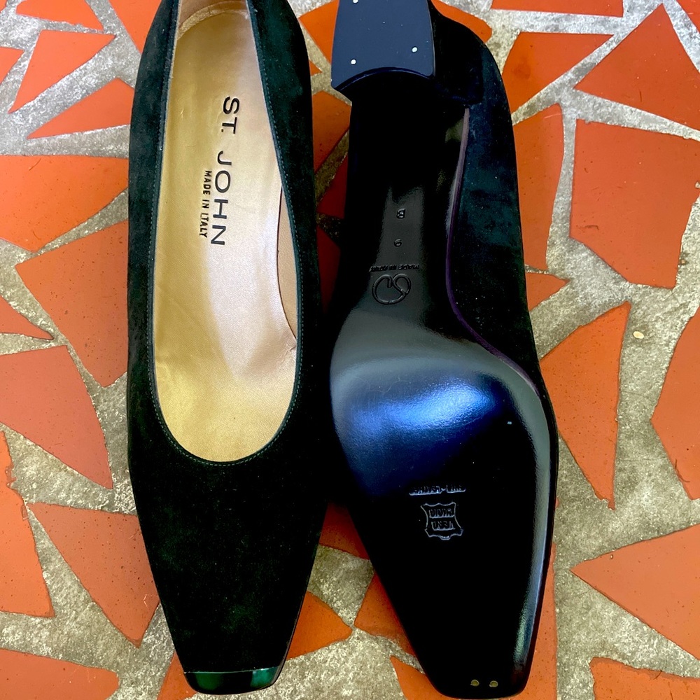 St. John Black Pumps. Size 9
